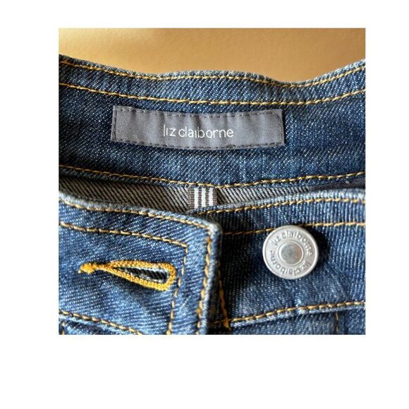 Vintage Liz Claiborne Denim Jean Jacket Size Large Petite - Picture 2 of 7